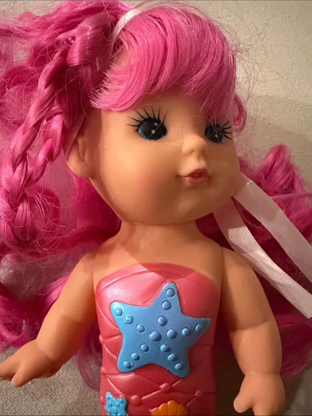 Pink Mermaid Doll for Kids - Playtime Mermaid Bath Toy